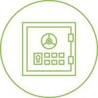 Beautiful Locker Vector line icon