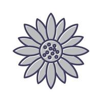 icono de vector de girasol