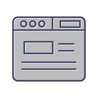 Webpage Vector Icon