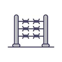 Barbed Wire Vector Icon