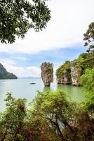 vista de ángulo alto isla khao tapu foto