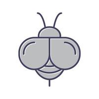 icono de vector de abeja