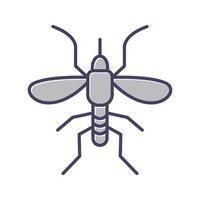 icono de vector de mosquito