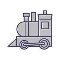 icono de vector de tren de juguete