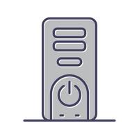 Cpu Tower Vector Icon