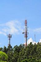 Multiplicity communications tower