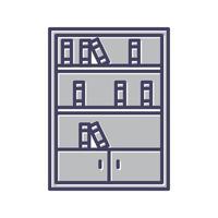 Books Shelf Vector Icon