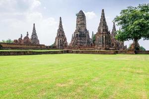 Wat Chaiwatthanaram ancient buddhist temple photo