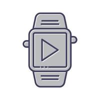 icono de vector de reloj inteligente