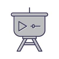 Video Presentation Vector Icon