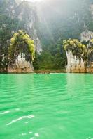 Travel island and green lake Guilin of Thailand photo