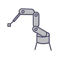 Industrial Robot Vector Icon