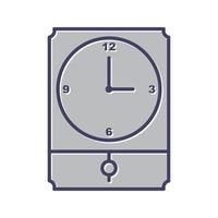 Large Clock Vector Icon