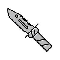 icono de vector de cuchillo