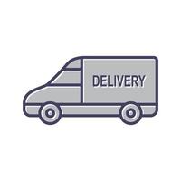 Delivery Car Vector Icon