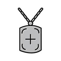 Militrary Chain Vector Icon