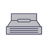 Single Bed Vector Icon