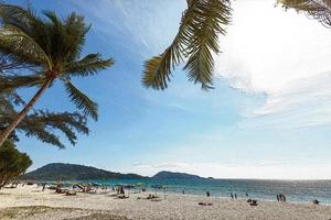 efecto de textura en hat patong beach photo foto