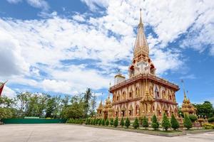 Wat Chalong or Wat Chaitaram Temple photo