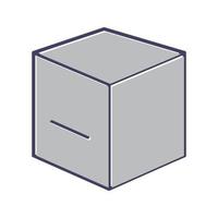 Cube Vector Icon