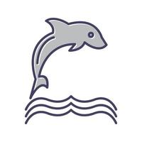 Dolphin Vector Icon