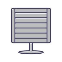 Infrared Heater Vector Icon