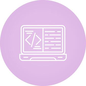 icono de vector de codificación