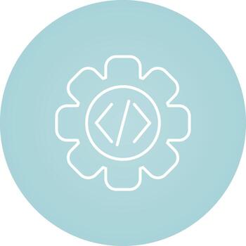 icono de vector de codificación