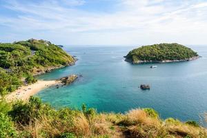 High angle view island and Andaman sea photo