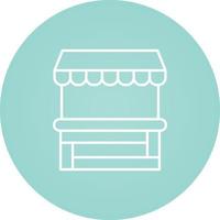 Food Stand Vector Icon