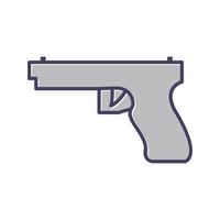 icono de vector de arma