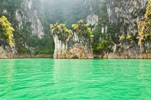 Beautiful island and green lake Guilin of Thailand photo