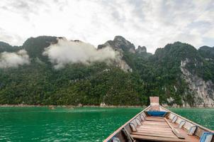 Travel in the lake. photo