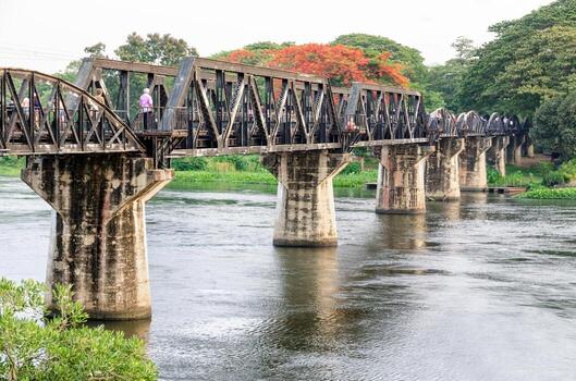 puente sobre el rio kwai foto