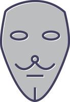 icono de vector de dos máscaras