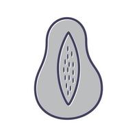 Papaya Vector Icon