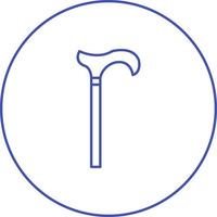Unique Walking stack Vector Line Icon