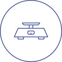 Unique Measuring Scale Vector Line Icon