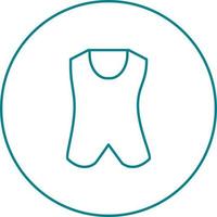 Unique Vest Vector Line Icon