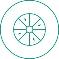 Unique Lemon Vector Line Icon