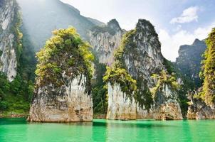 Travel island and green lake Guilin of Thailand photo