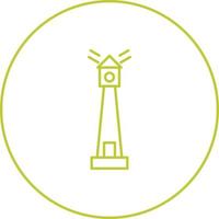 Unique Lighthouse Vector Line Icon