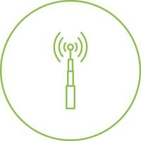 Unique Telecom Tower Vector Line Icon