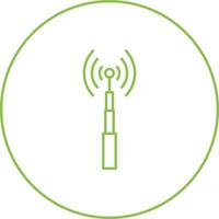 Unique Telecom Tower Vector Line Icon