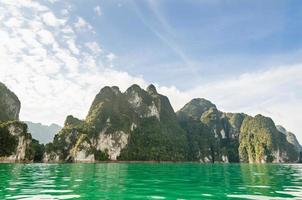 Beautiful island and green lake Guilin of Thailand photo