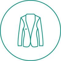 Unique Jacket Vector Line Icon