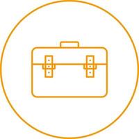 Unique Briefcase Vector Line Icon