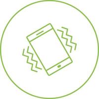 Unique Vibration Mode Vector Line Icon