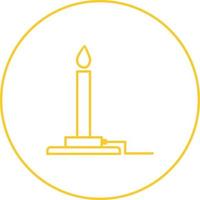 Unique Bunsen Burner Vector Line Icon