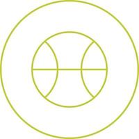 Unique Ball  Vector Line Icon